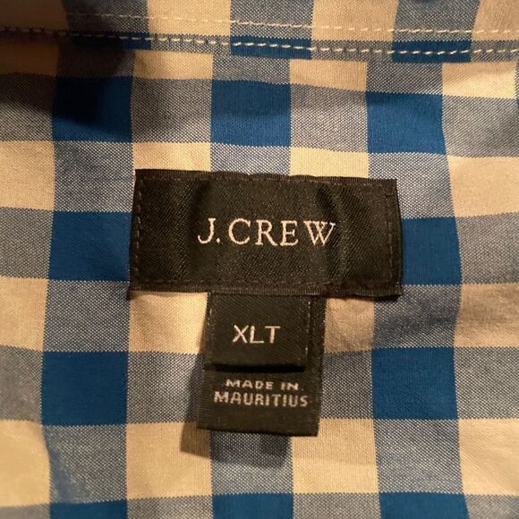J Crew Plaid X Large Tall Shirt - Picture 5 of 14